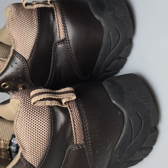 Deer Stags Gorp Hiking Boots Boys Size 1.5M Brown Thinsulate Insulation Leather - Picture 9 of 16